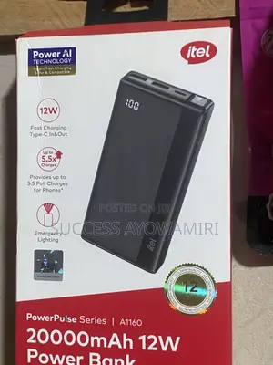 Itel 20,000mAh Power Bank