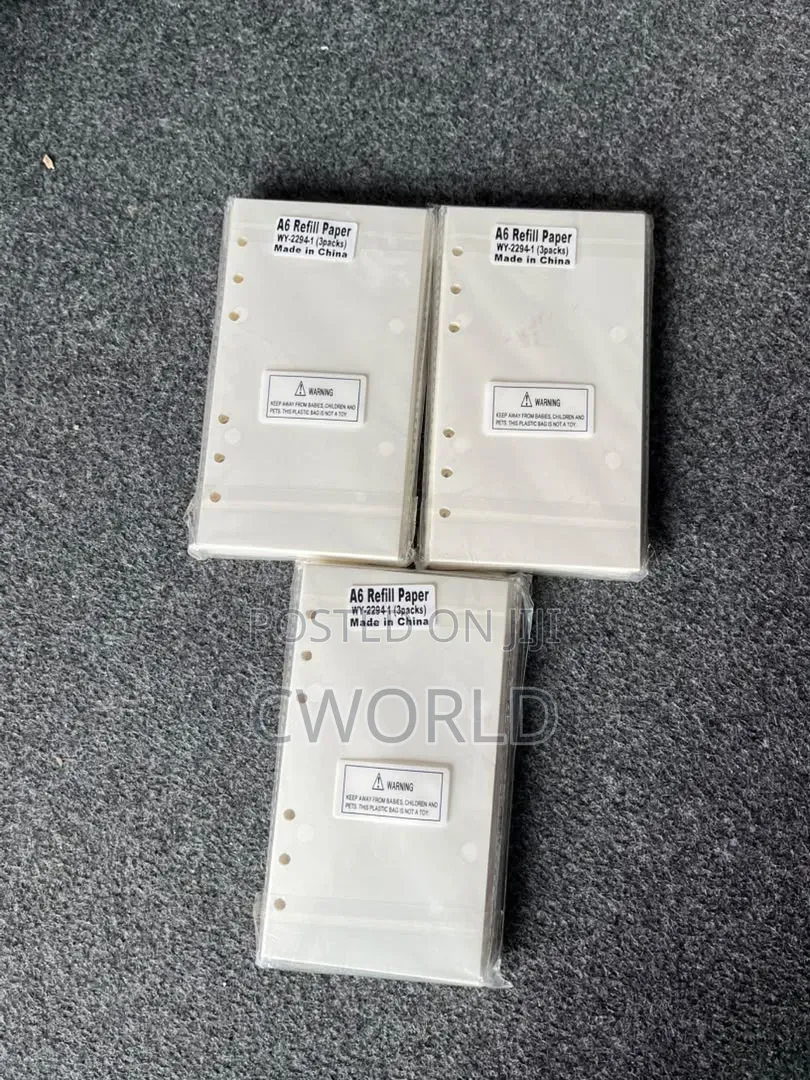 A6 Refill Paper