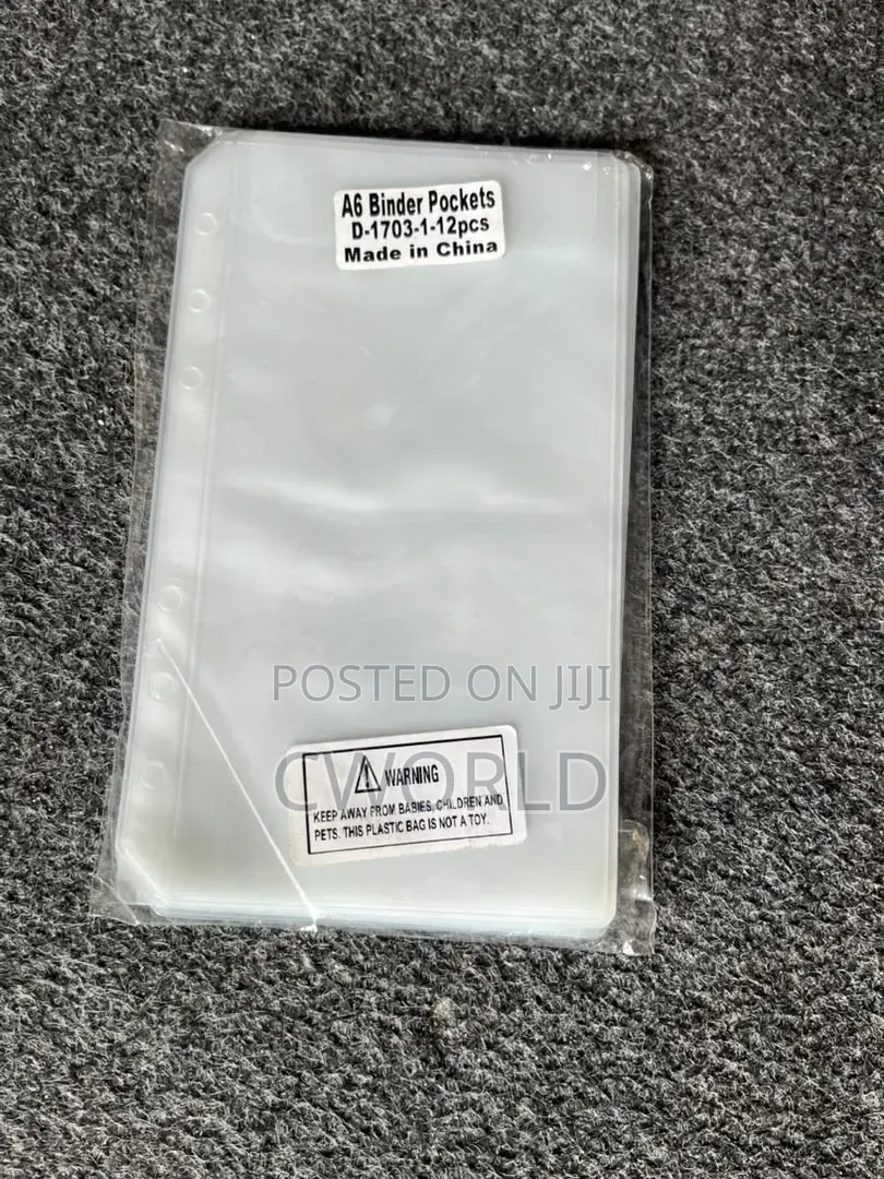 A6 Binder Pocket