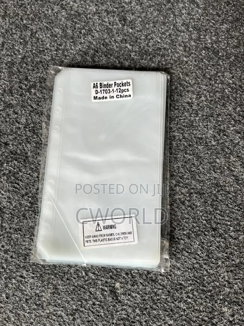 A6 Binder Pocket