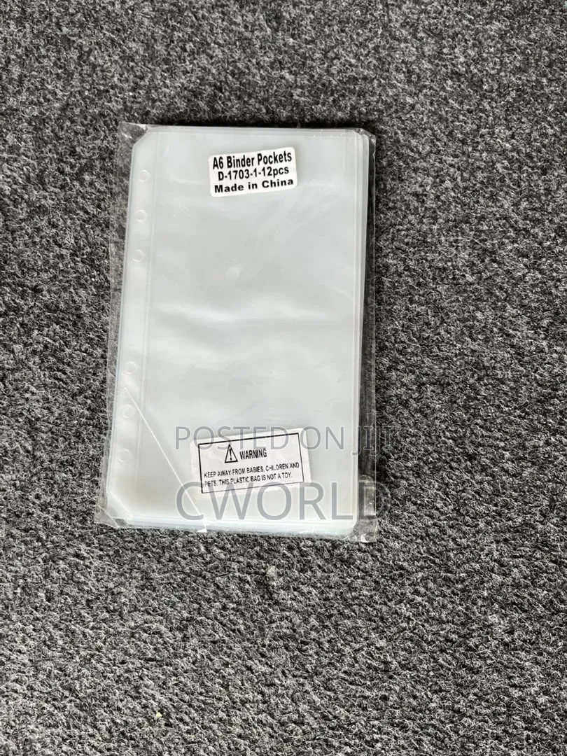 A6 Binder Pocket