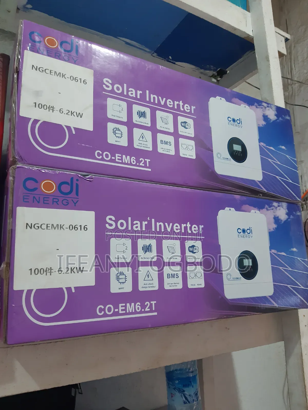 Codi Solar Inverter 6.2kva 48v Hybrid