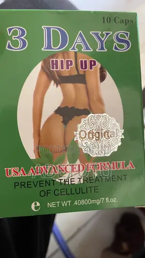 3 DAYS HIP UP CAPSULES USA Advanced Formula • 10 Capsules