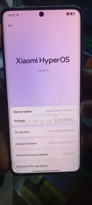 Xiaomi Redmi Note 14 Pro 5G 256 GB