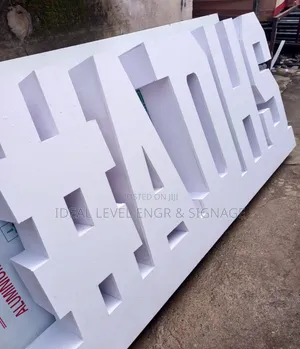 Fabricated 3D Logos