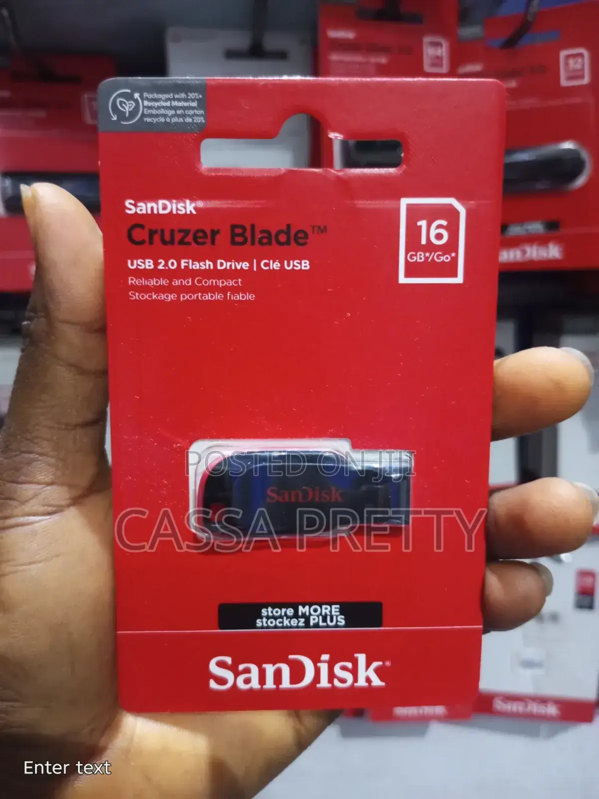 Original SanDisk Cruzer Blade 64GB USB 2.0 Flash Drive