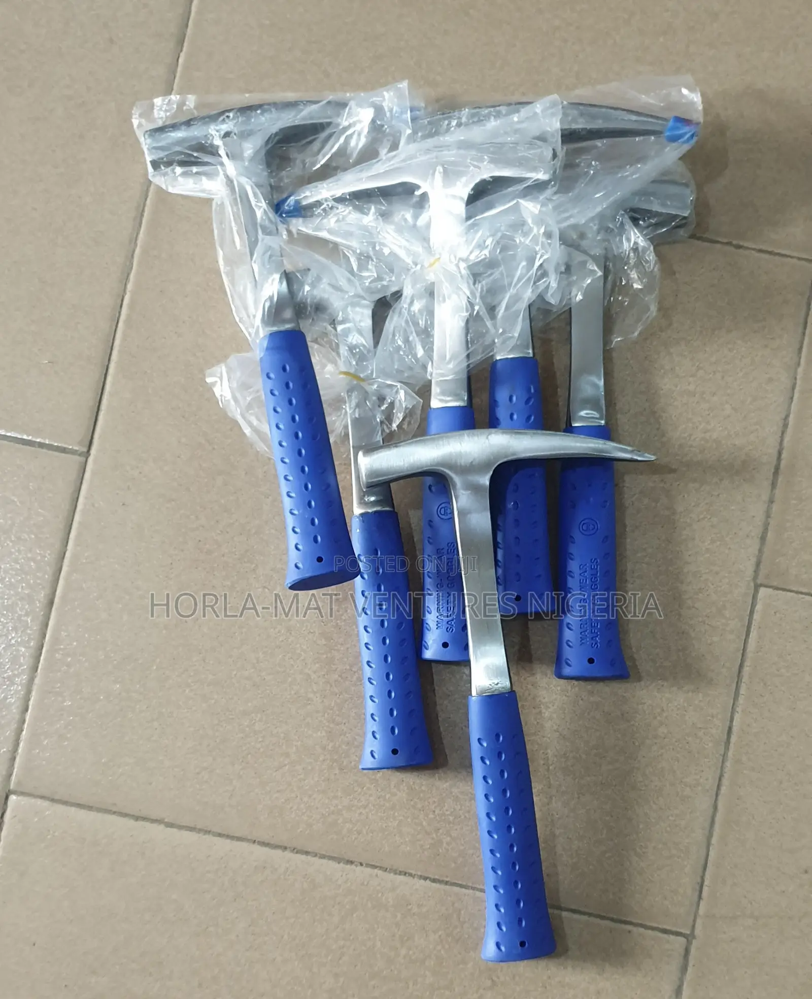 Rock Pick Hammer (Blue) Long Handle