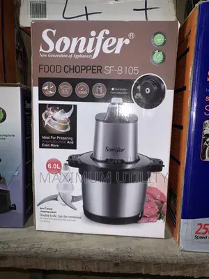 Sonifer 6 Liters Double Blade Knife Food Chopper