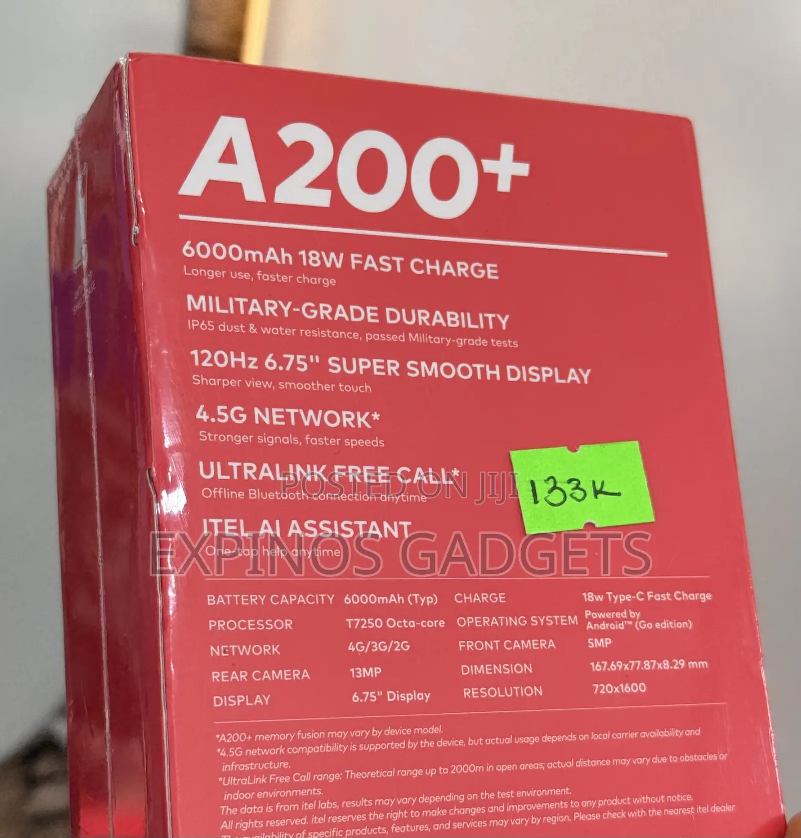 Itel A200+ 64 GB Blue