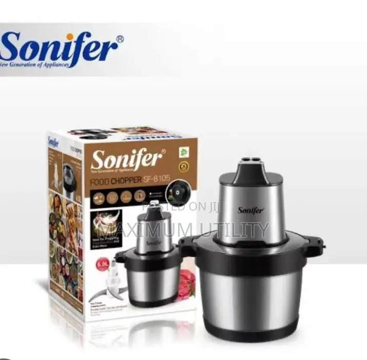 Sonifer 6 Liters Double Blade Knife Food Chopper