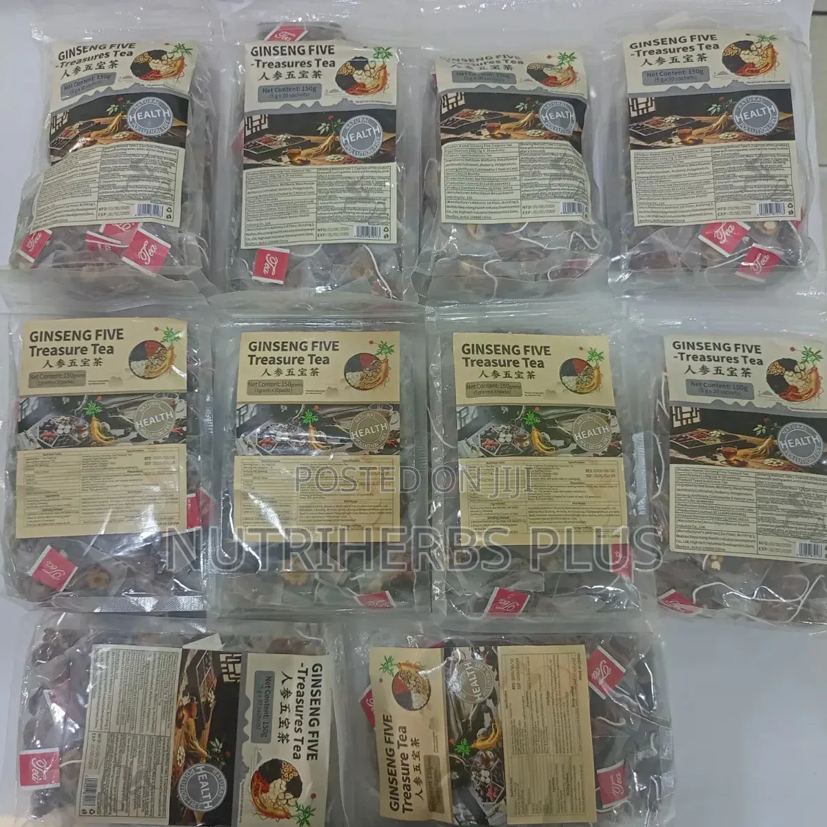 Ginseng Five Treasure Tea (Supports Renal Function)