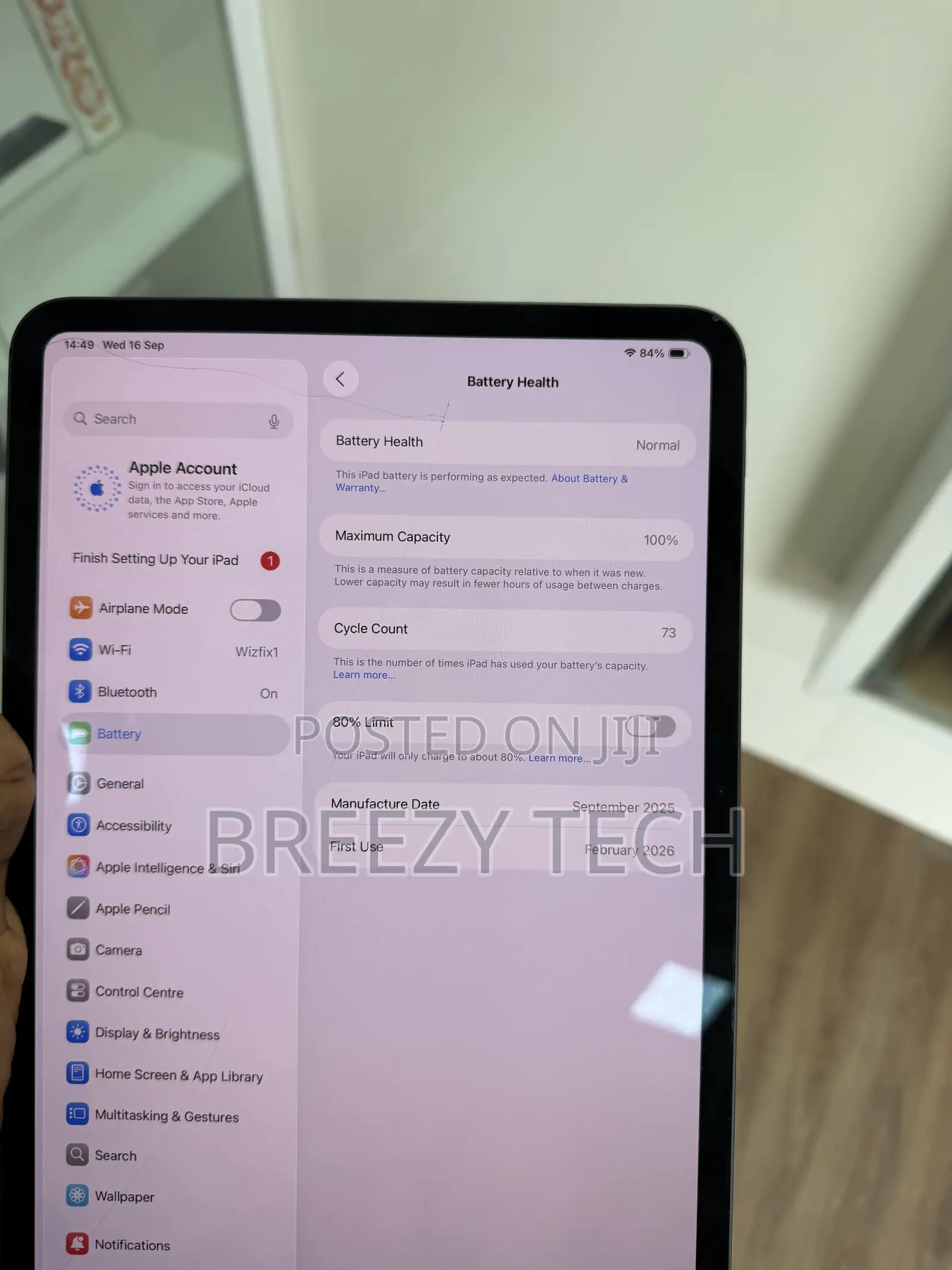 Apple iPad (2025) 256 GB Black