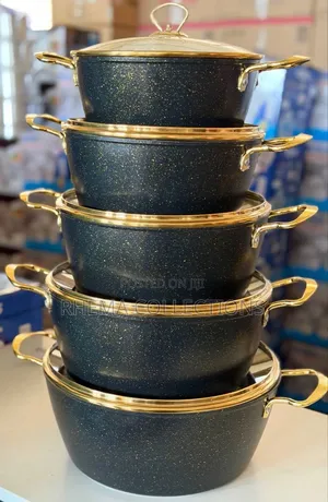 SMP 10-Piece Non-Stick Granite Cookware Pot Set (Model NP-13)