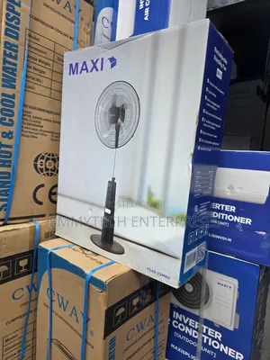 Maxi Rechargeable Standing Fan 18inch With Warranty