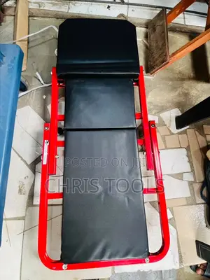 2-in-1 Folding Mechanic Creeper and Rolling Seat.