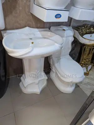 Royal Design WC With Pedestal Basin Set