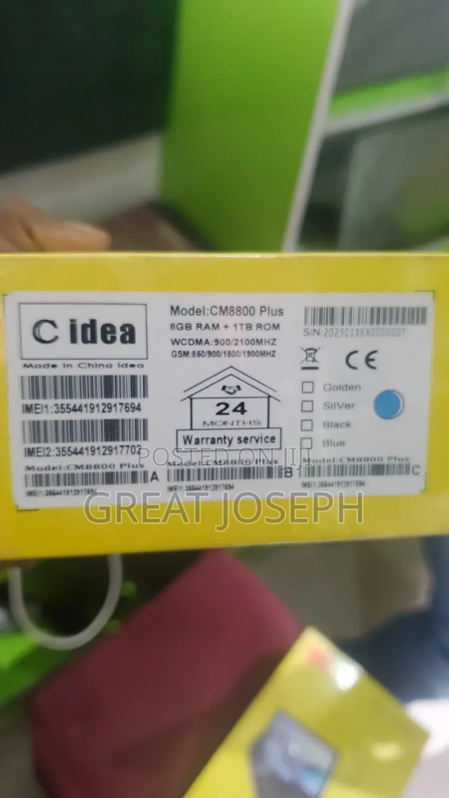 New C idea CM8800 Plus 1 TB Blue