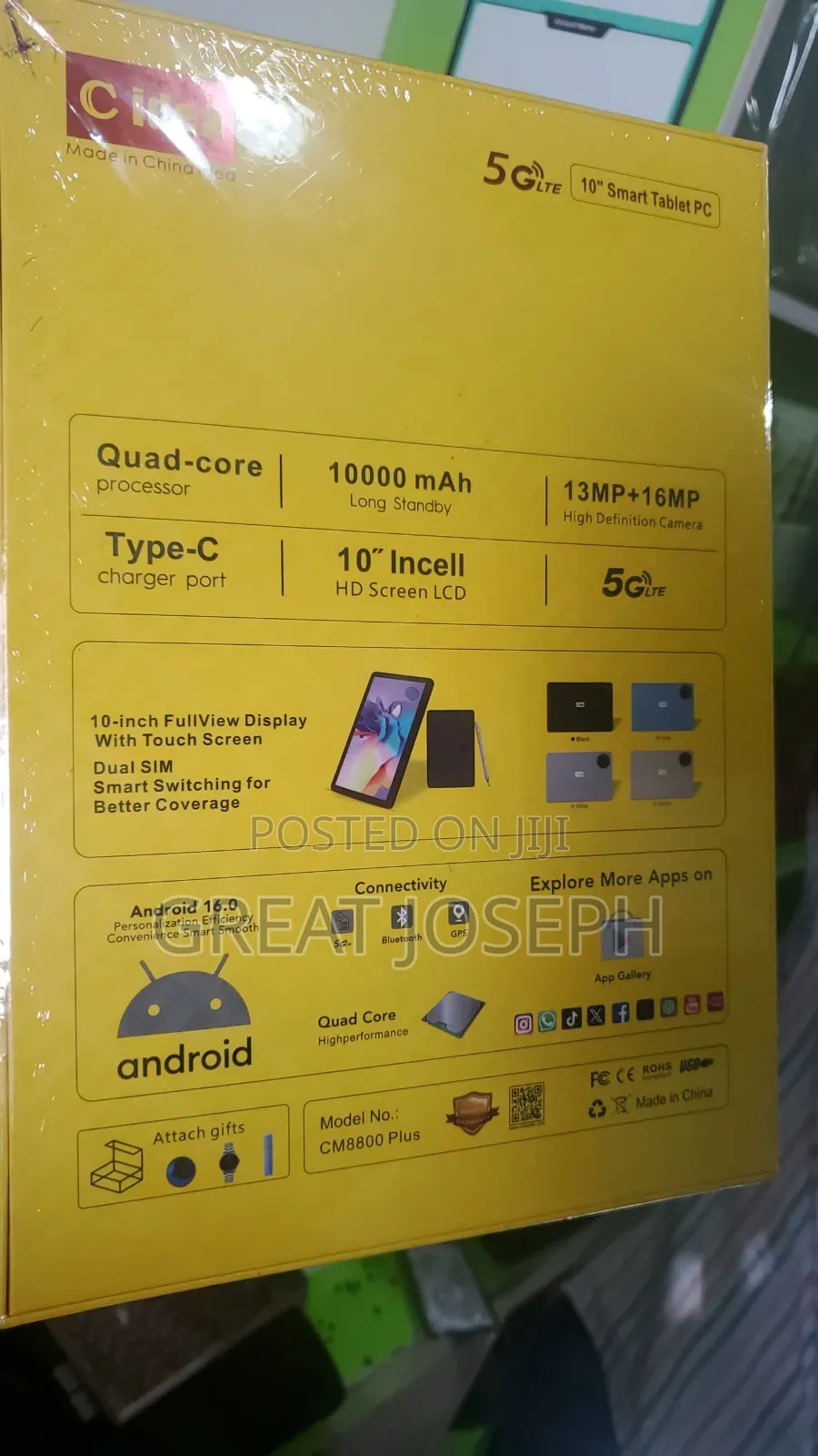 New C idea CM8800 Plus 1 TB Blue