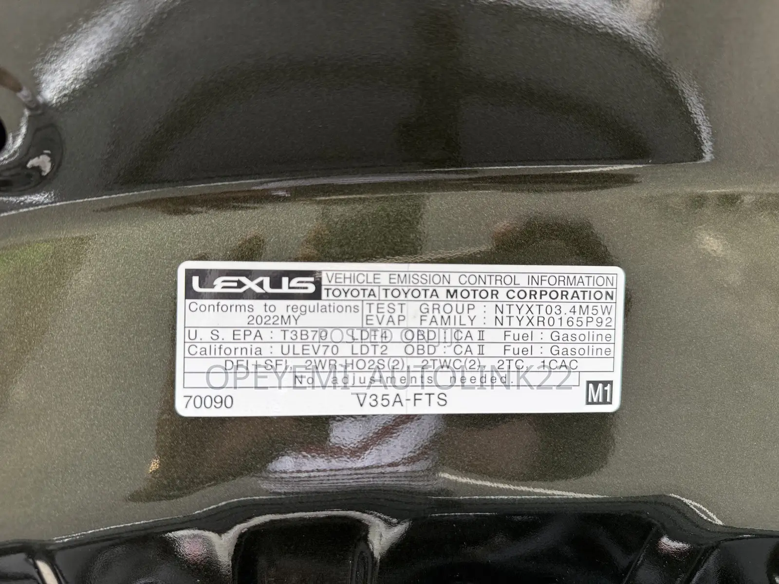 Lexus LX 600 2022 Green