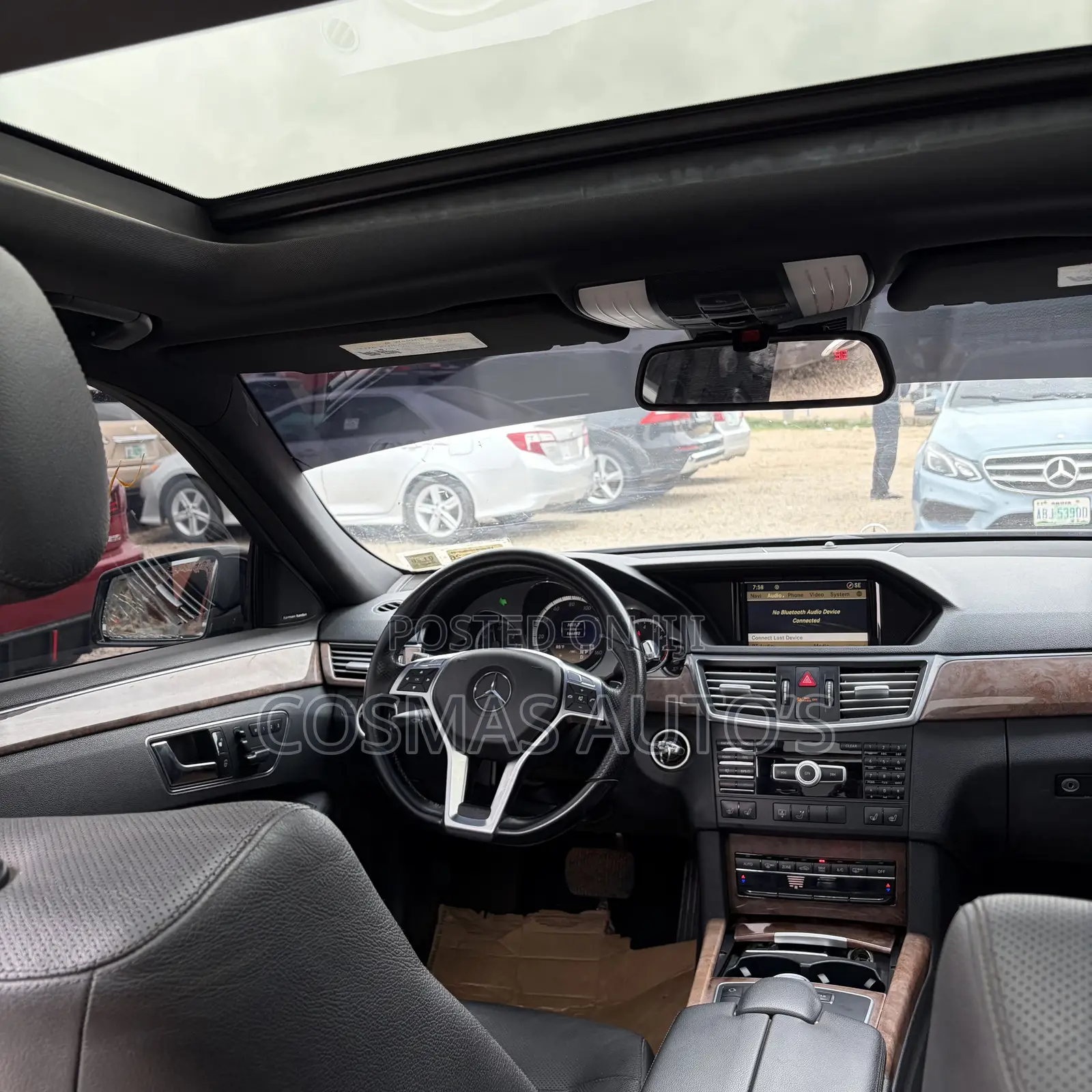 Mercedes-Benz E550 2012 Black