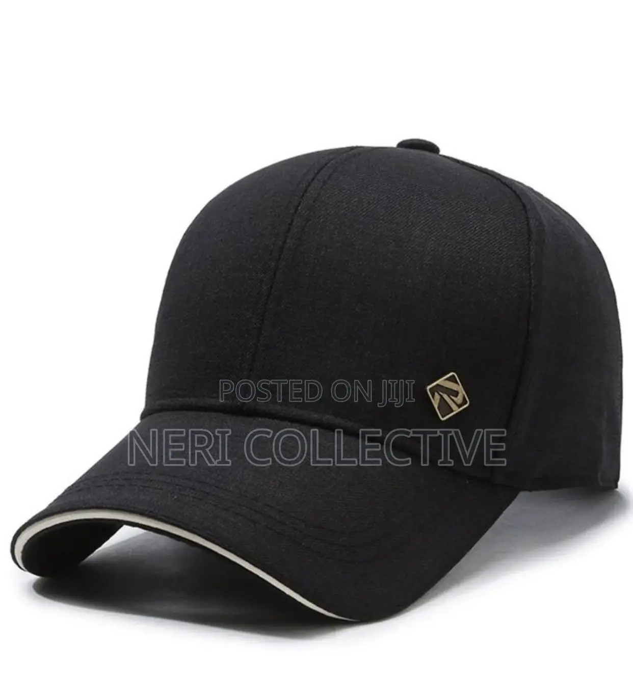 Minimalist Black Men’s Baseball Cap