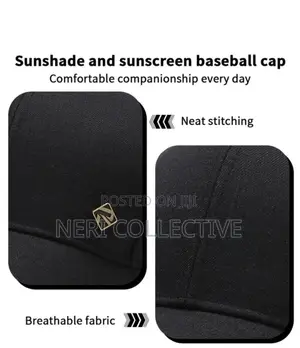 Minimalist Black Men’s Baseball Cap