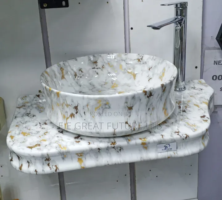 Cabinet Wash Basin Double Colour