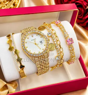 Rolex High Quality Ladies Wrist Watch and Bracelet