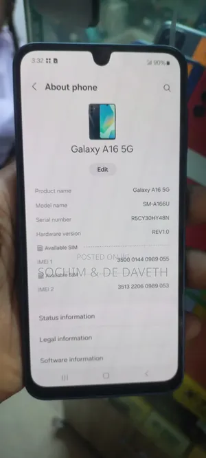 Samsung Galaxy A16 5G 128 GB Black
