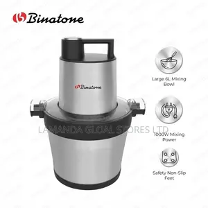 Binatone 6L 1000W Heavy-Duty Food Chopper Yam Pounder