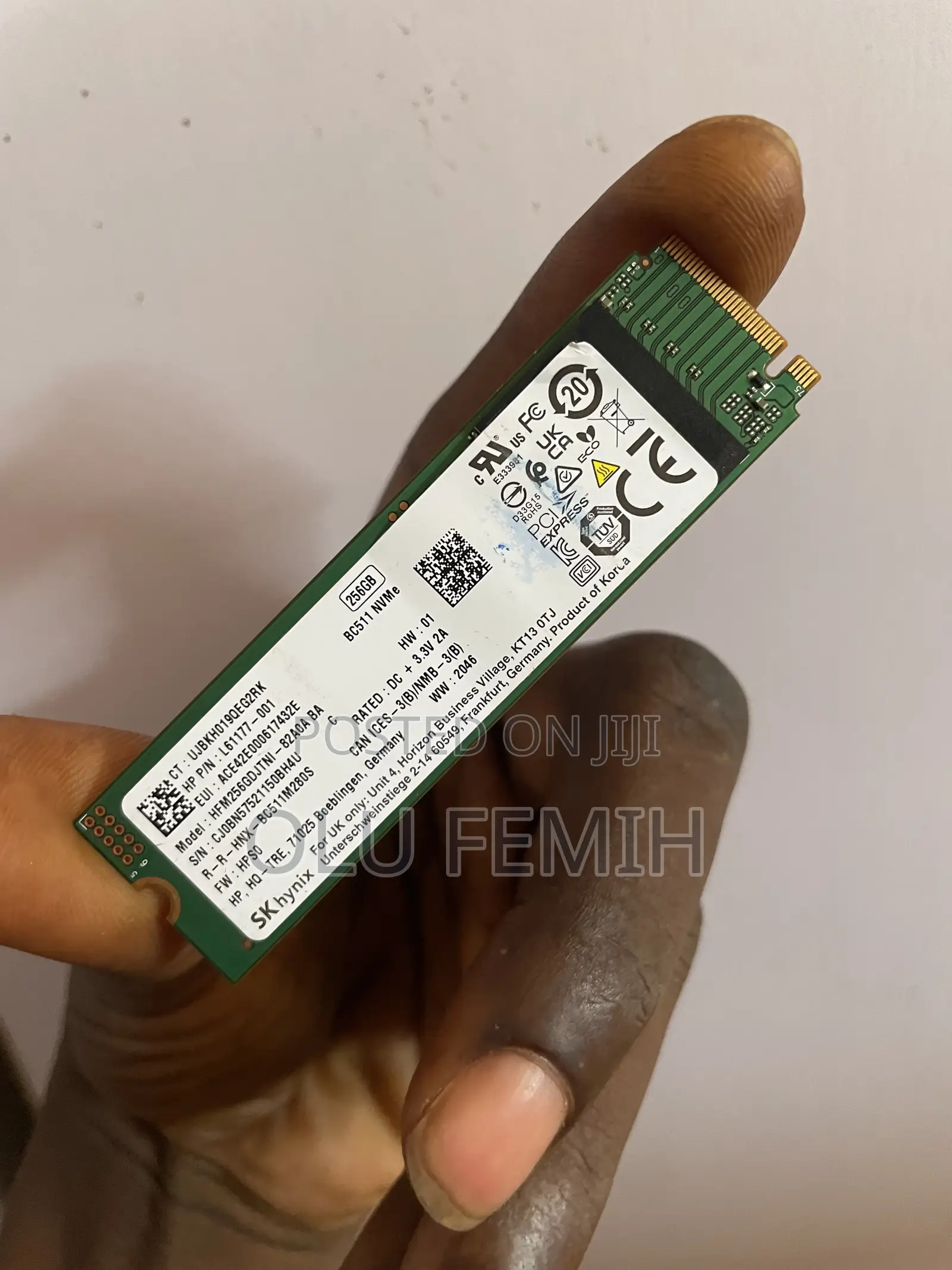 SSD(solid State Drive) 256GB Long Stick
