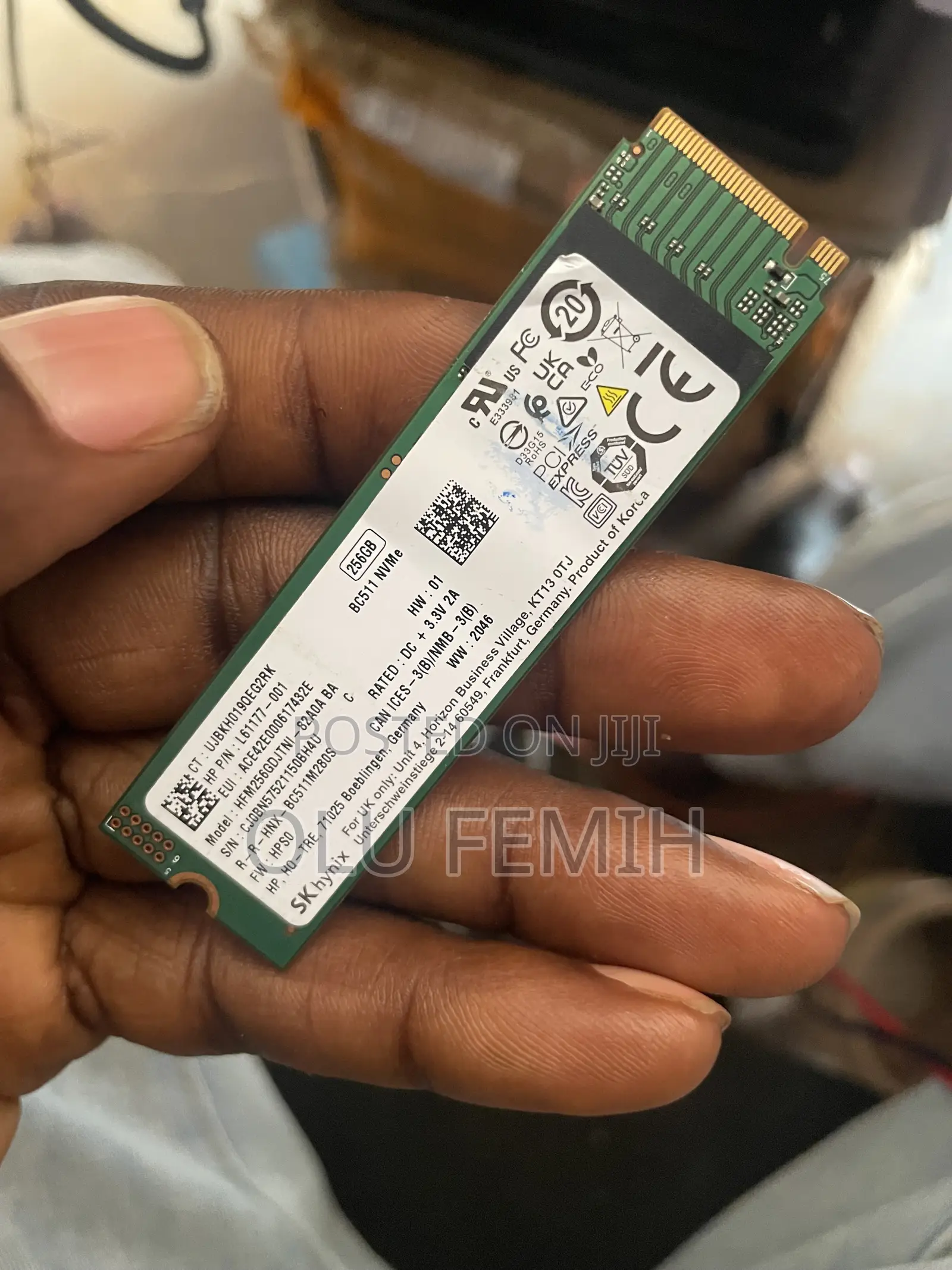 SSD(solid State Drive) 256GB Long Stick