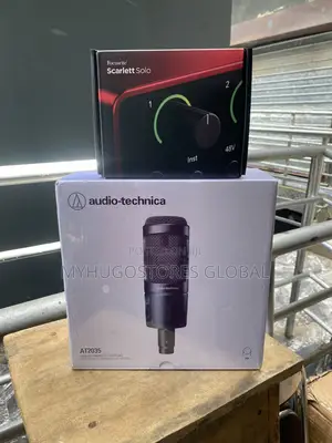 Focusrite Solo 4th Gen and Audio Technica At3035 Studio Microphone