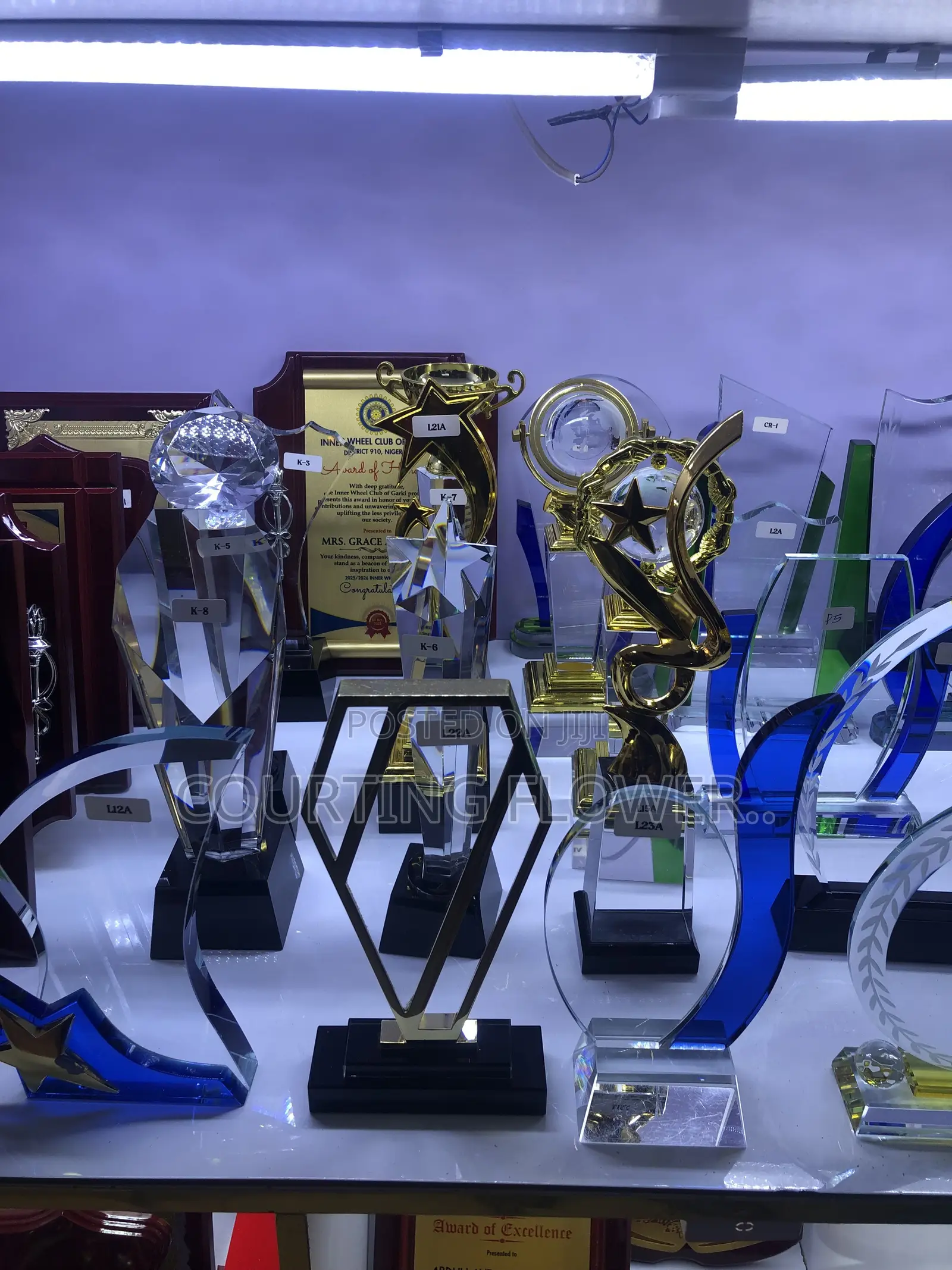 Awards and Plaque