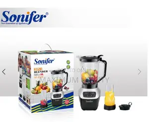 Sonifer 1500 Watts 2 in 1 Plastic Large Cup 1.8 Liters Blender