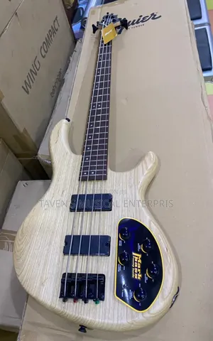 Cort Action DLX AS Open Pore Natural Four String Bass Electric Guitar