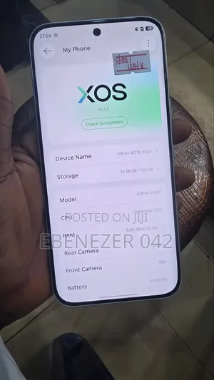 Infinix Note Edge 128 GB Graphite