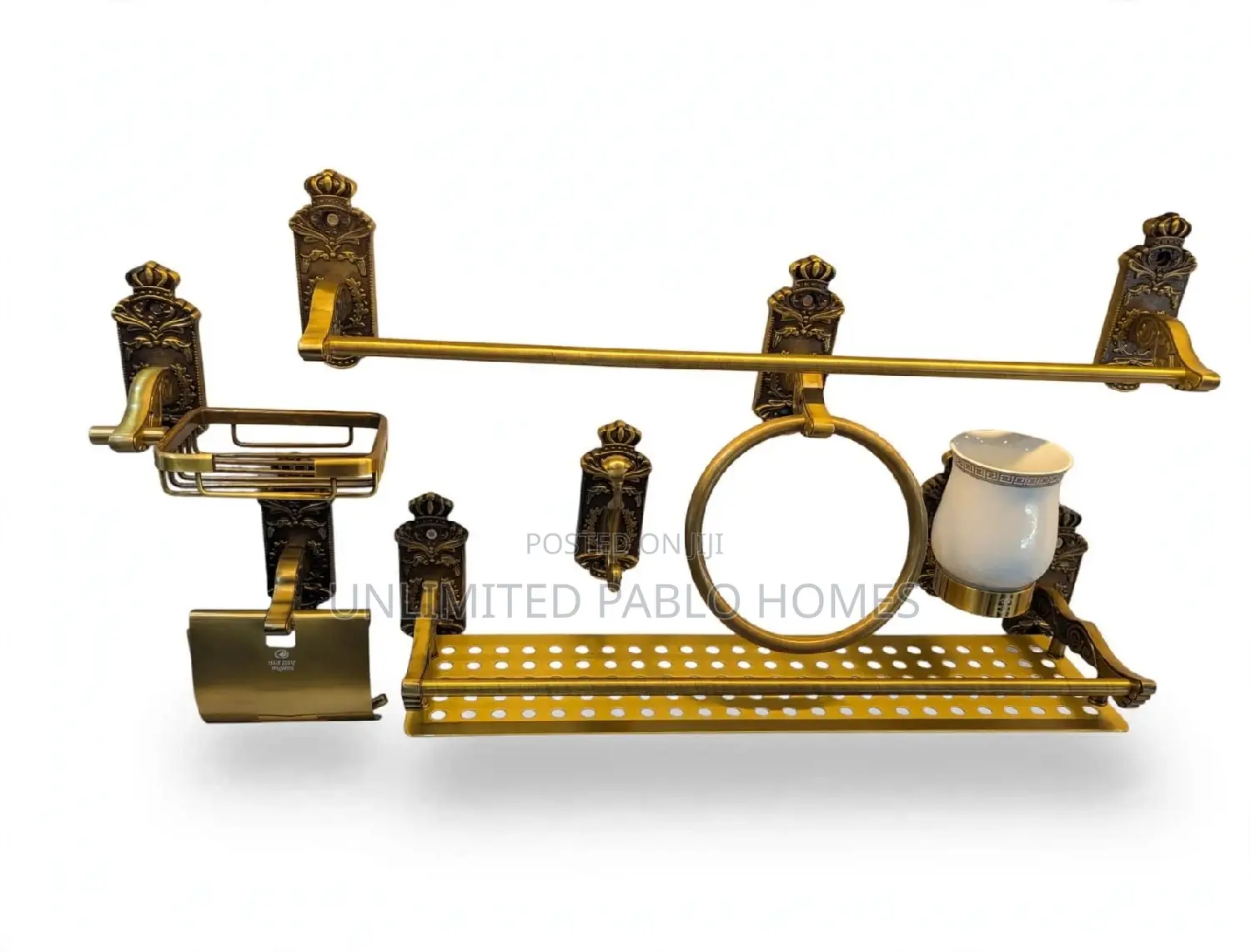 Royal Antique Bathroom Accessories Set