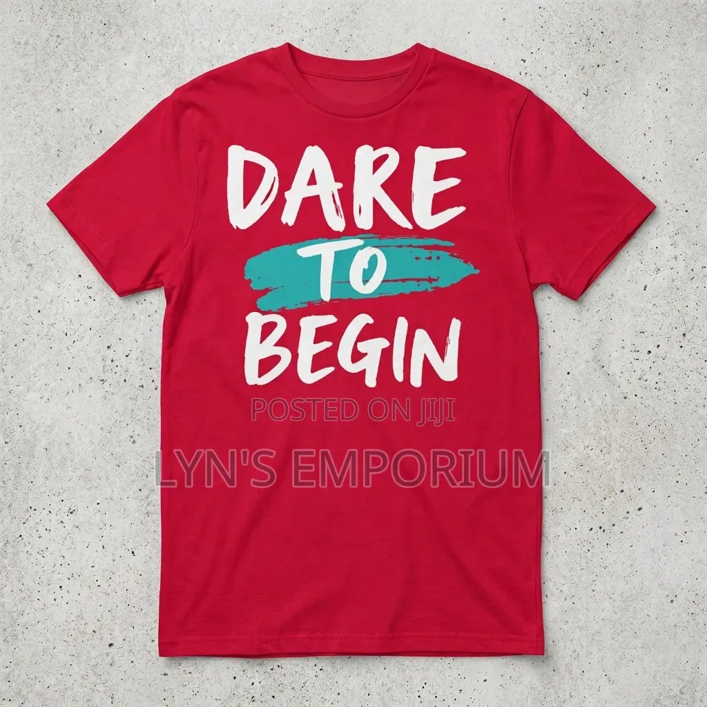Classic Graphic T-Shirt - DARE TO BEGIN