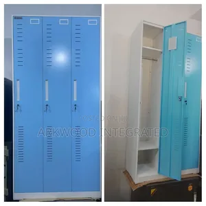 Metal Wardrobe 3 Doors