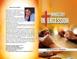 CHRISTIAN:The Ministry of Intercession by Pastor Wilson O. Igbinedion