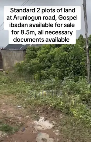 2plot of Land at Ojoo Gospel Arulogun Behind Bovas Filing Station