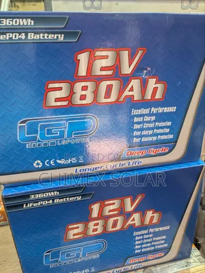 280Ah -12v LGPower Lithium Batteries