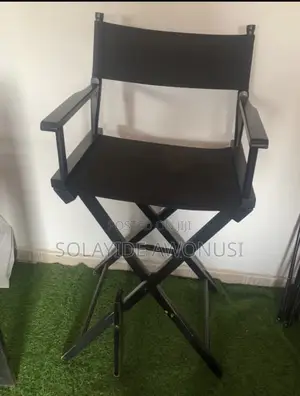 Fairly Used Foldable Wooden Makeup Chair for Sale