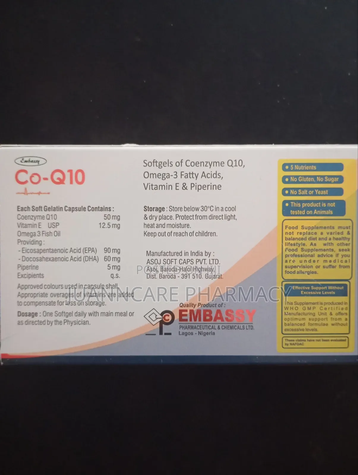 Co-Q10 (Omega 3)