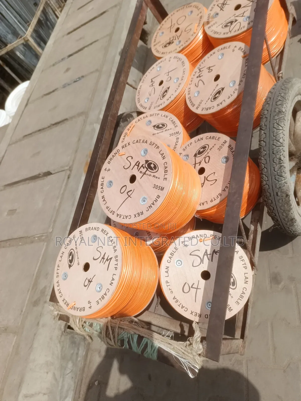 Cat6A SFTP Cables Network Cable 305m