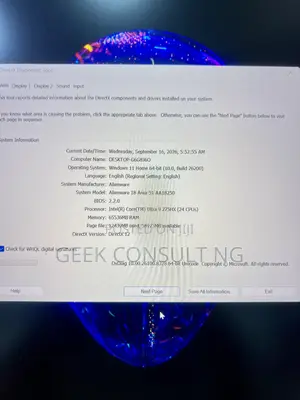 Laptop Alienware 18 Area-51 64GB Intel Core Ultra 9 SSD 2T