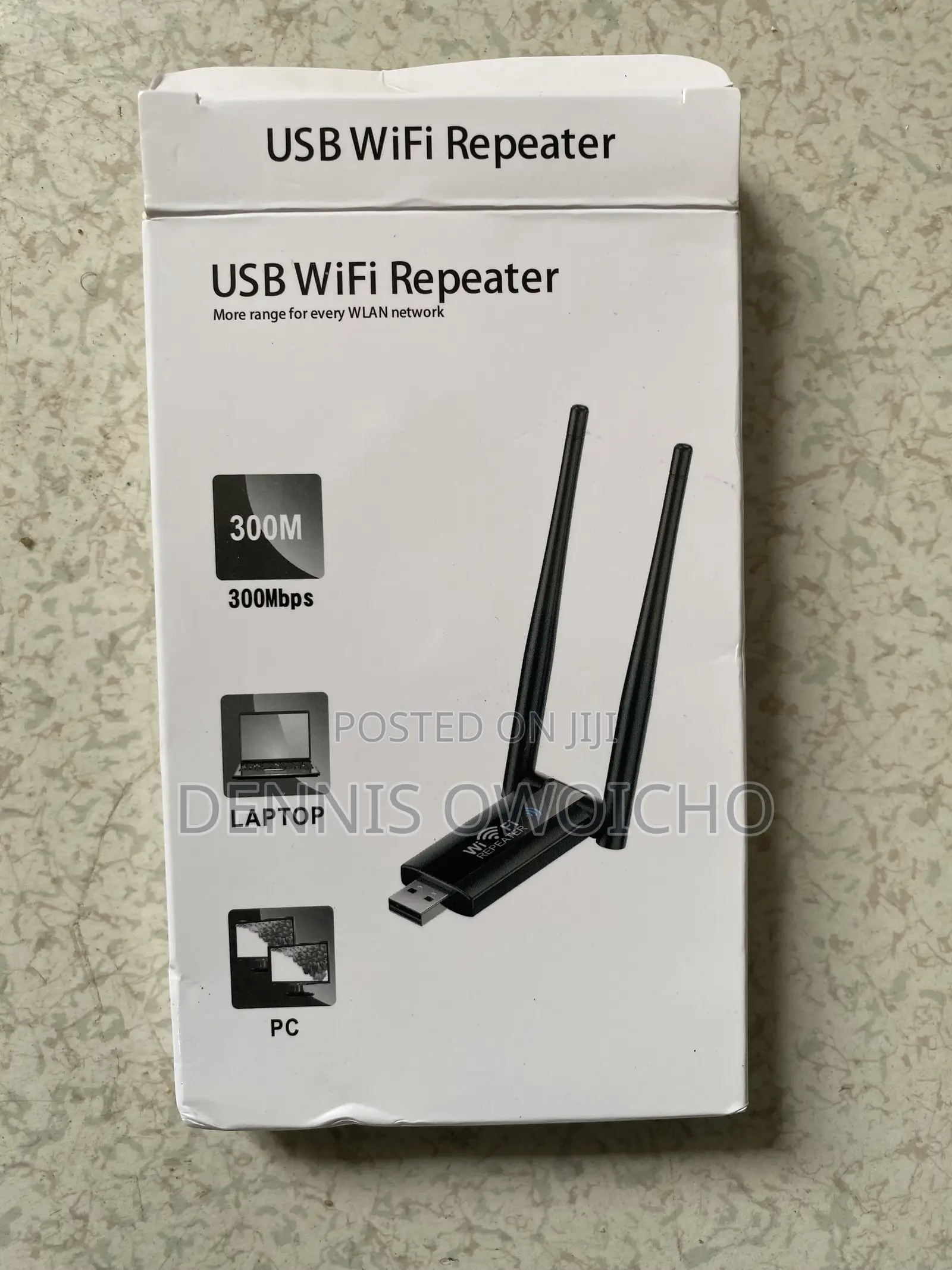 Wireless WiFi Extender/Repeater (300Mbps 2.4g-USB Powered)