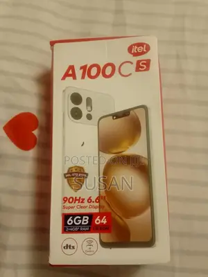 New Itel A100C 64 GB Black