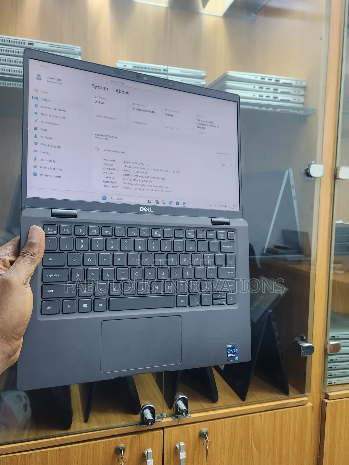 Laptop Dell Latitude 7320 16GB Intel Core i7 SSD 512GB